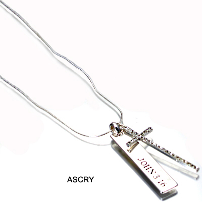 FASHION MESSAGE JOHN3:16 NK16"(NT0070-AN1362-1)