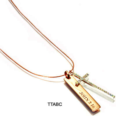 FASHION MESSAGE JOHN3:16 NK16"(NT0070-AN1362-1)