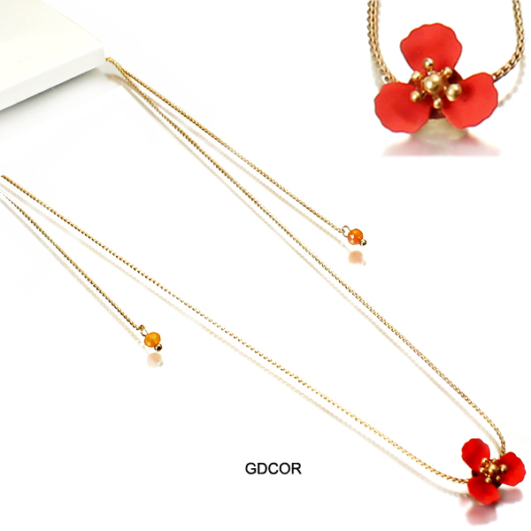 FASHION FLOWER ADJUSTABLE NK(NT0129-AN1669_