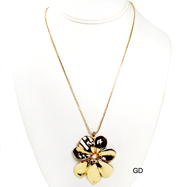 FASHION METAL FLOWER NK18"(NT0130-AN1831)