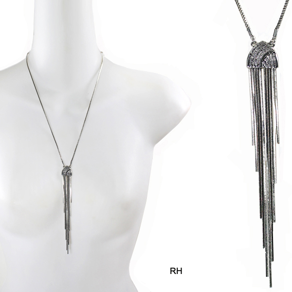 FASHION METAL FRINGE NK21"(NT0143-AN1677)
