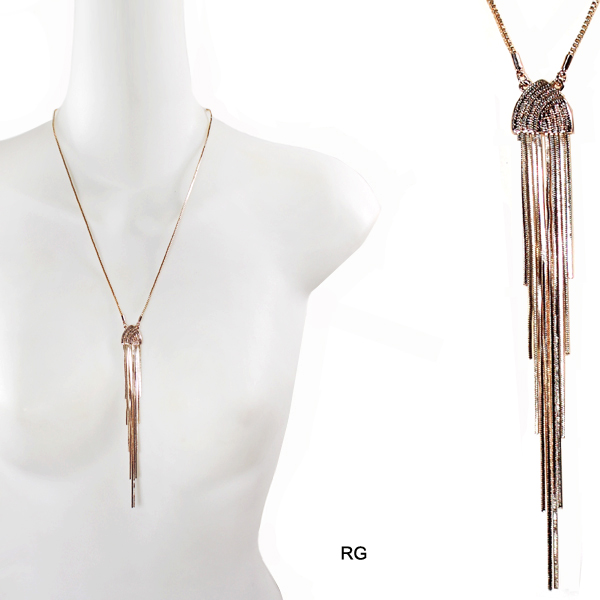 FASHION METAL FRINGE NK21"(NT0143-AN1677)