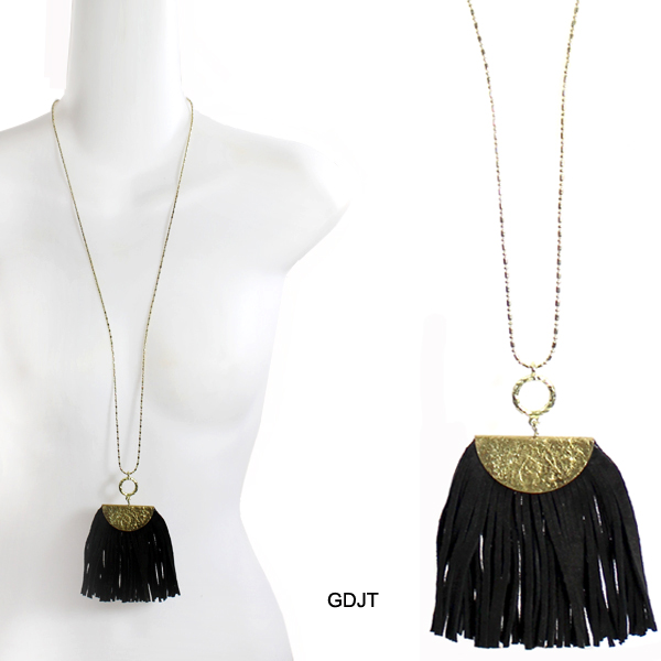 FASHION LEATHER THREAD TASSEL NK31"(NT0179-AN1588)