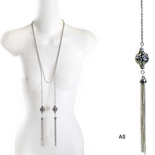 FASHION 72" CHAIN TASSEL NK(NT0251-AN1468)
