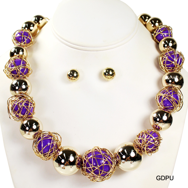 FASHION WIRE COLOR NK SET17"(NT0283-JKB2174)