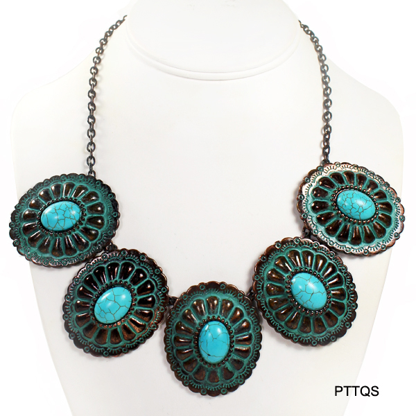 FASHION WESTERN CONCHO NK18"(NT0321-ON1465)
