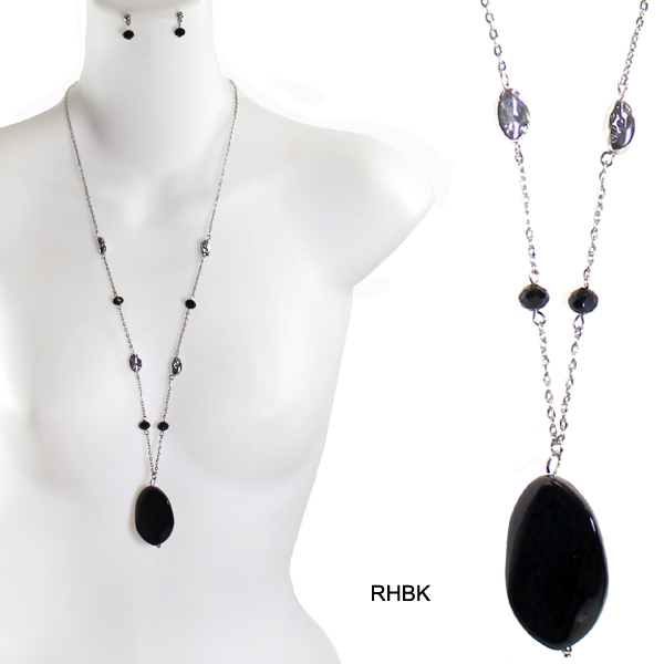 FASHION ACRYLIC STONE NK SET28"(NT0324-KNEC119)