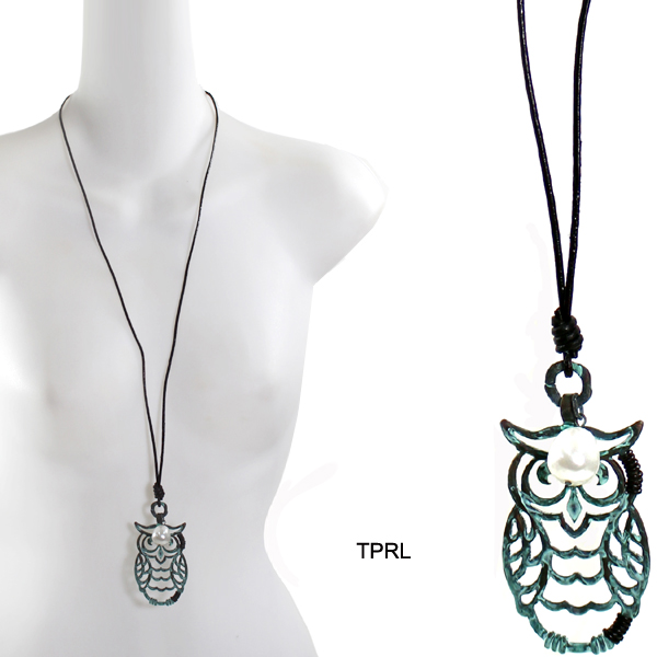 FASHION OWL PNT NK30"(NT0326-ON1434)