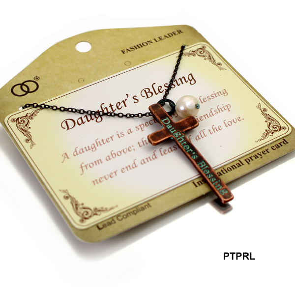 FASHION HAMMERED CROSS NK18"(NT0345-ON1214)