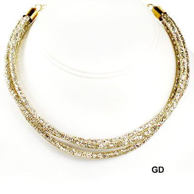 FASHION CRYSTAL BEAD NK12"(NT0373-JMN8065)