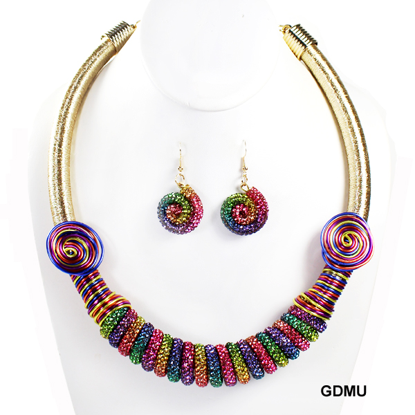 FASHION HANDMADE NK SET19"(NT0381-NEY10842)