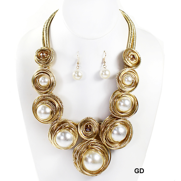 FASHION HANDMADE NK SET20"(NT0391-NEY10758)