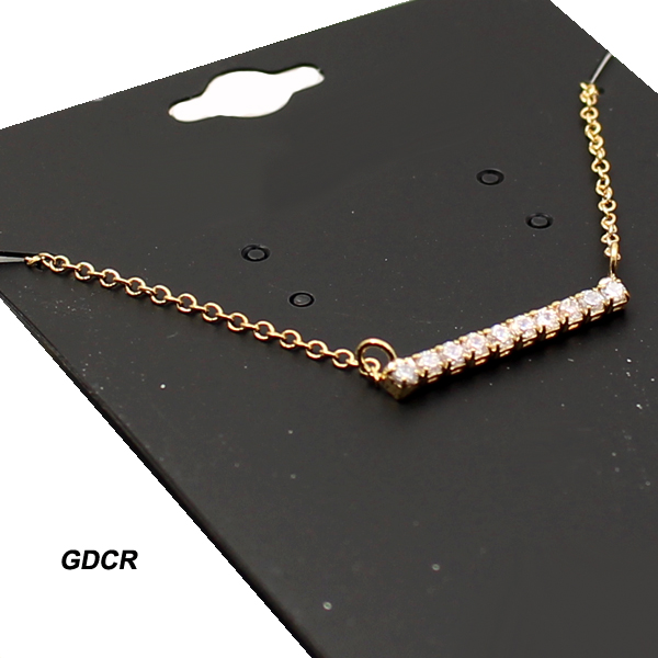 FASHION CZ HORIZONTAL BAR NK(NT0725-16094)