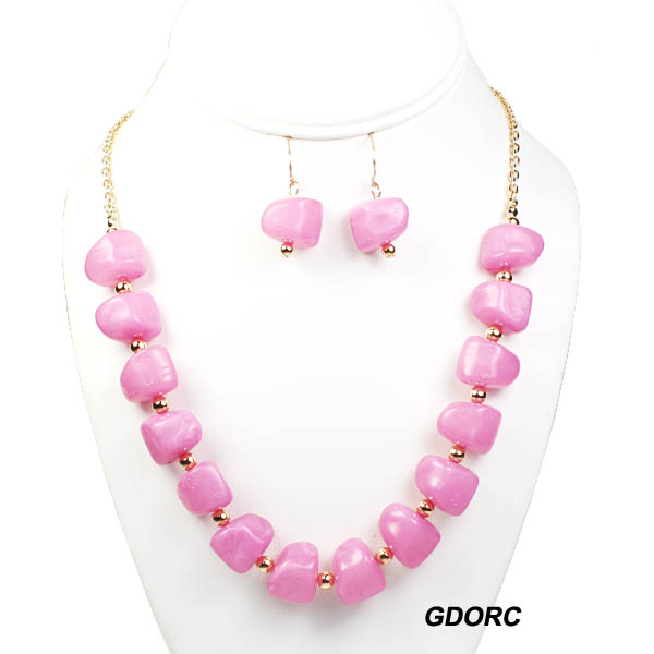 FASHION BEAD NK SET17"(NT0741-KNE7100)