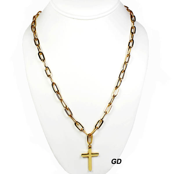 FASHION CROSS CHARM NK19.5"(NT0754-17721)