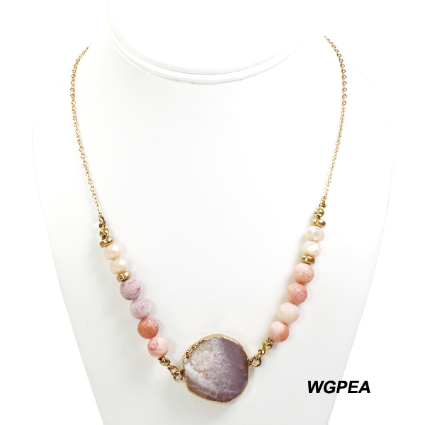 FASHION DRUZY STONE NK SET18"(NT0799-WN0453)