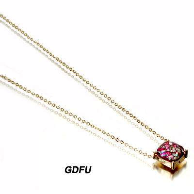 CUSHION CUT GLITTER NK15.5"(NT0835-16355)