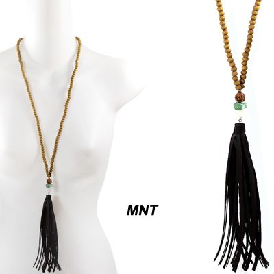 FASHION STONE W TASSEL NK30"(NT0878-WN0189)