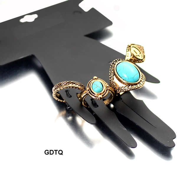 FASHION VINTAGE MULTI PACK RING(RF0046-R1372)