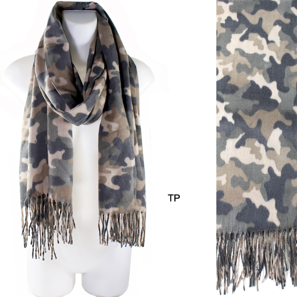 FASHION CAMO SOFT SCARF(SCA0010-MS0073)