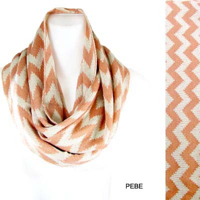 FASHION CHVRON INFINITY SCARF(SCA0012-JB330)