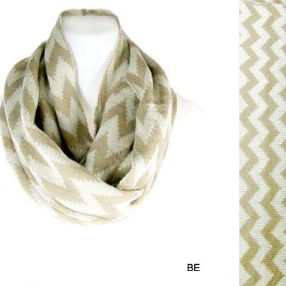 FASHION CHVRON INFINITY SCARF(SCA0012-JB330)