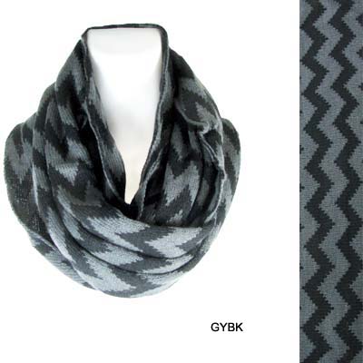 FASHION CHVRON INFINITY SCARF(SCA0012-JB330)