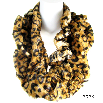 FASHION FLEECE ANIMAL INFINITY SCARF(SCA0025-AACG0414)