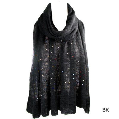 CANDY SHAPE RIBBED MUFFLER SCARF(SCA0029-ARKS3282)