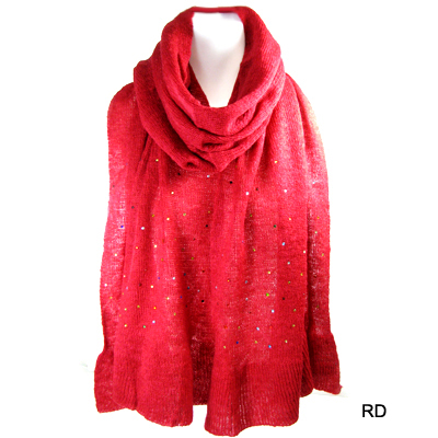 CANDY SHAPE RIBBED MUFFLER SCARF(SCA0029-ARKS3282)