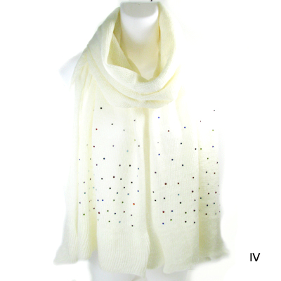 CANDY SHAPE RIBBED MUFFLER SCARF(SCA0029-ARKS3282)