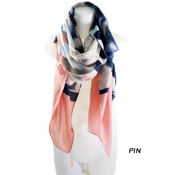 FASHION VIVID PRINT SCARF(SCA0037-CS8427)