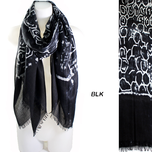 FASHION FLOWER WOOL SCARF(SCA0038-SS2806)