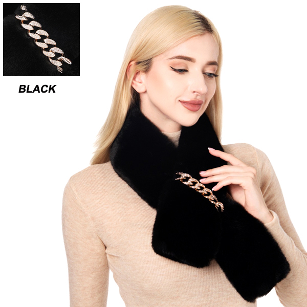 FASHION FUR SCARF(SCA0043-S5041)