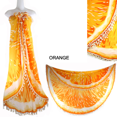 59"ORANGE BEACH COVER UP(SHA0008-LOF497)