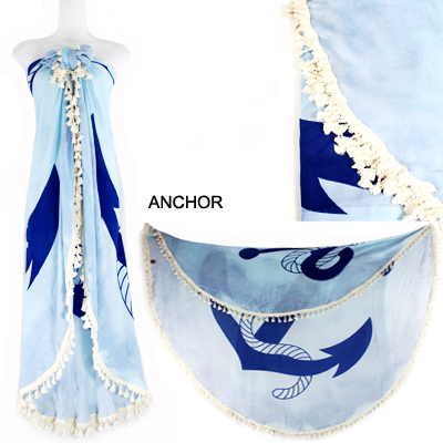 59"ANCHOR BEACH COVER UP(SHA0011-LOF501)