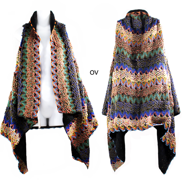 FASHION MULTI COLOR VEST(SH0023-MSV0008)