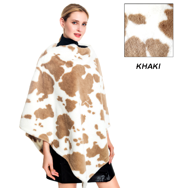 FASHION COW PONCHO(SHA0036-P6024)