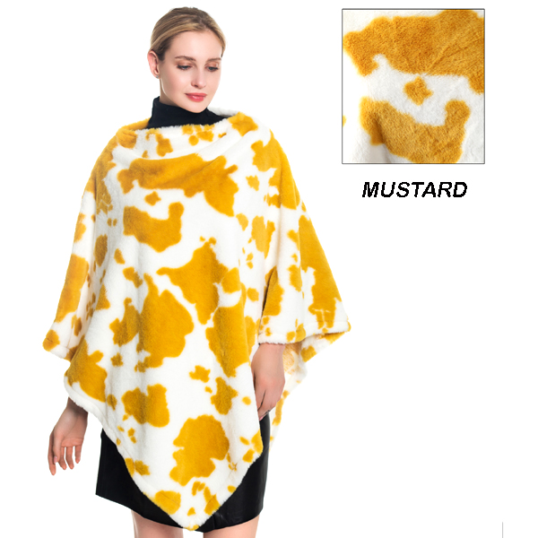 FASHION COW PONCHO(SHA0036-P6024)