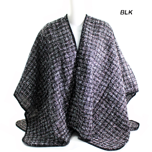 FASHION TWEED CAPE(SHA0039-CP9902)