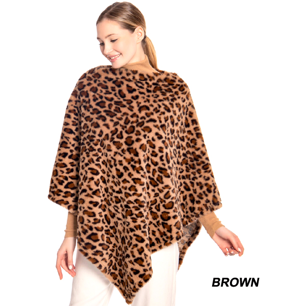 FASHION MINK LEO PONCHO(SHA0044-P6033)