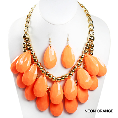 FASHION NEON COLORFUL NK SET17.5"(SN0007-INE0580)