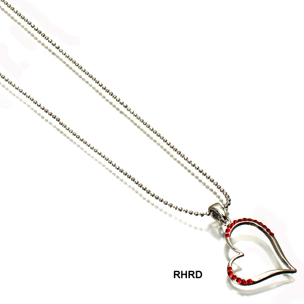 FASHION HEART NK15"(SV0038-MJN0135)